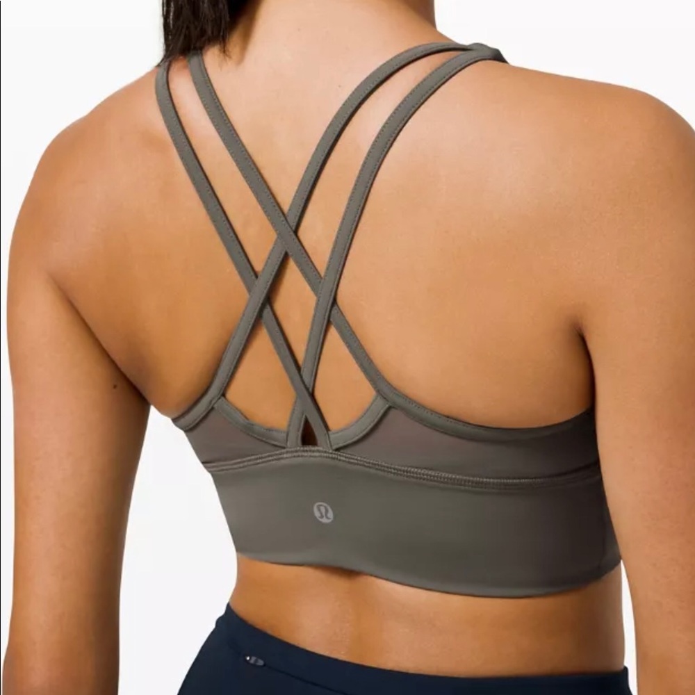 LLL Energy Longline Bra *mesh* (grey sage) - Picture 3 of 14